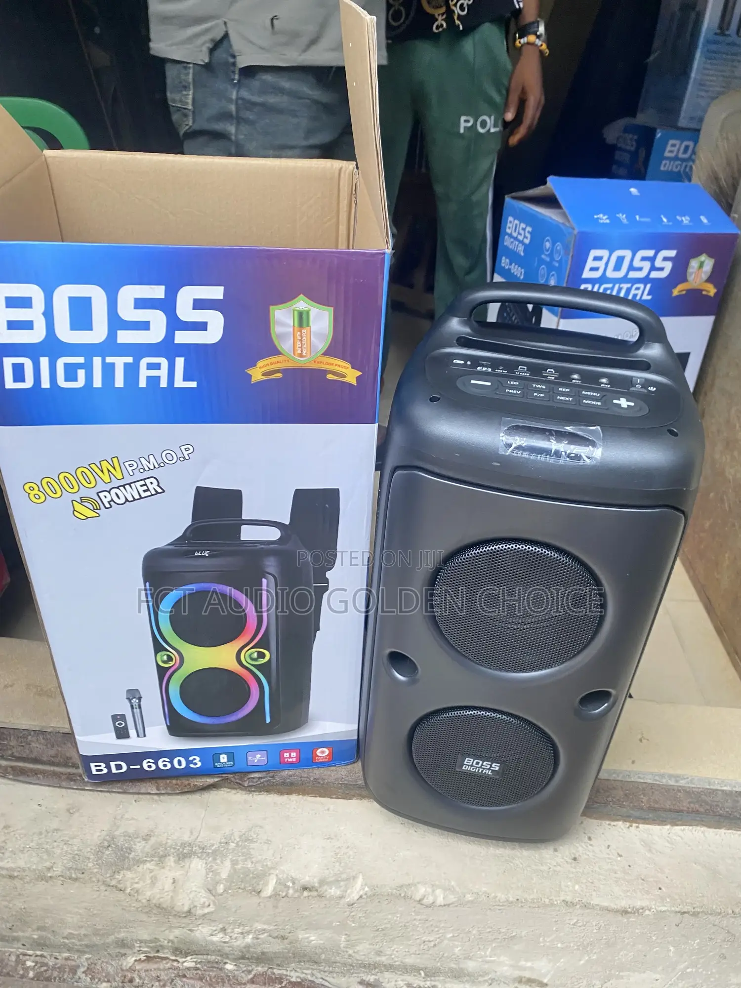 Boss Digital Bd-6603 Portable Bluetooth Speaker