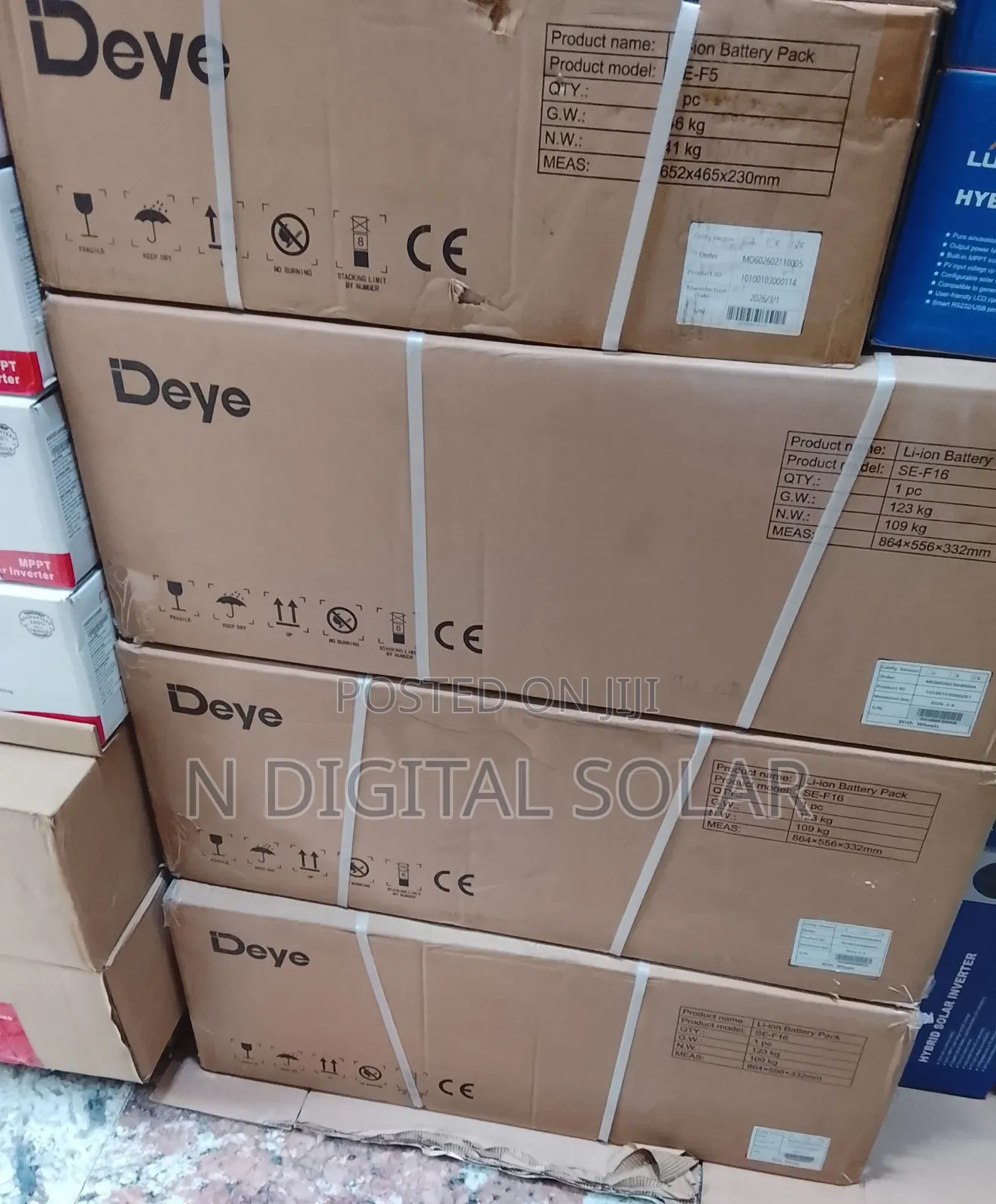 Deye 16kwh Lithium Battery
