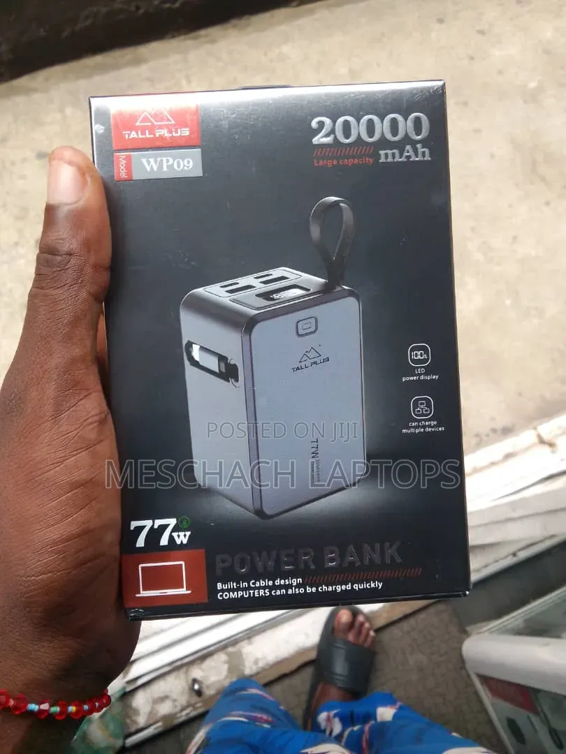 Large Capacity 2000mah 77w