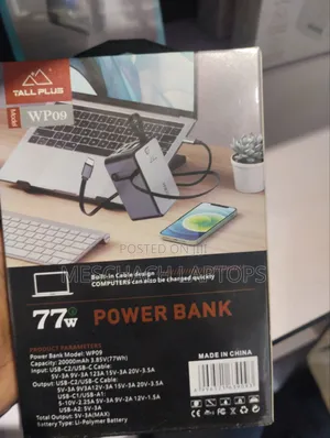 Large Capacity 2000mah 77w