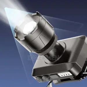 Rechargeable Led Headlamp With Telescopic Zoom