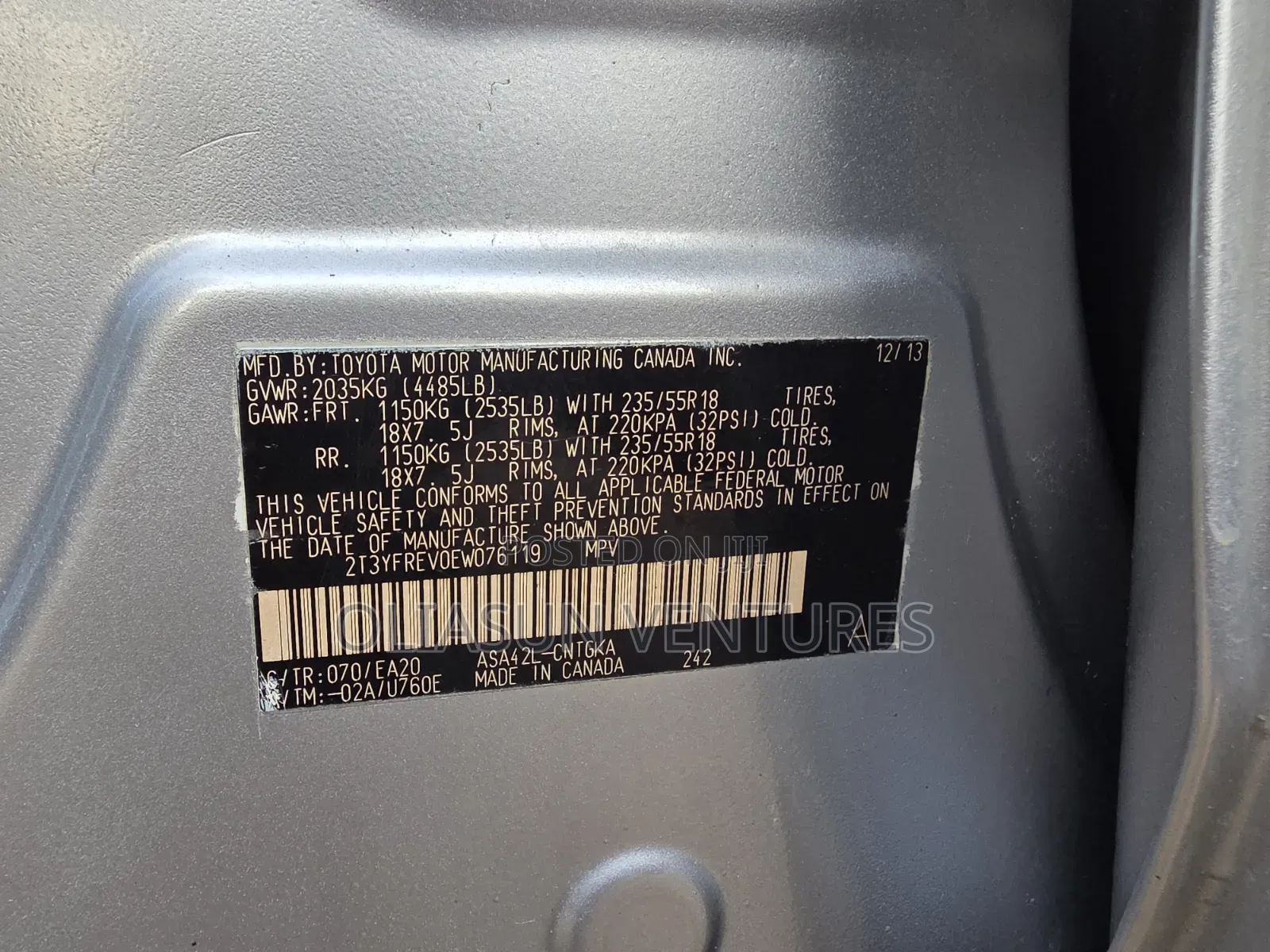 Toyota RAV4 2014 Silver
