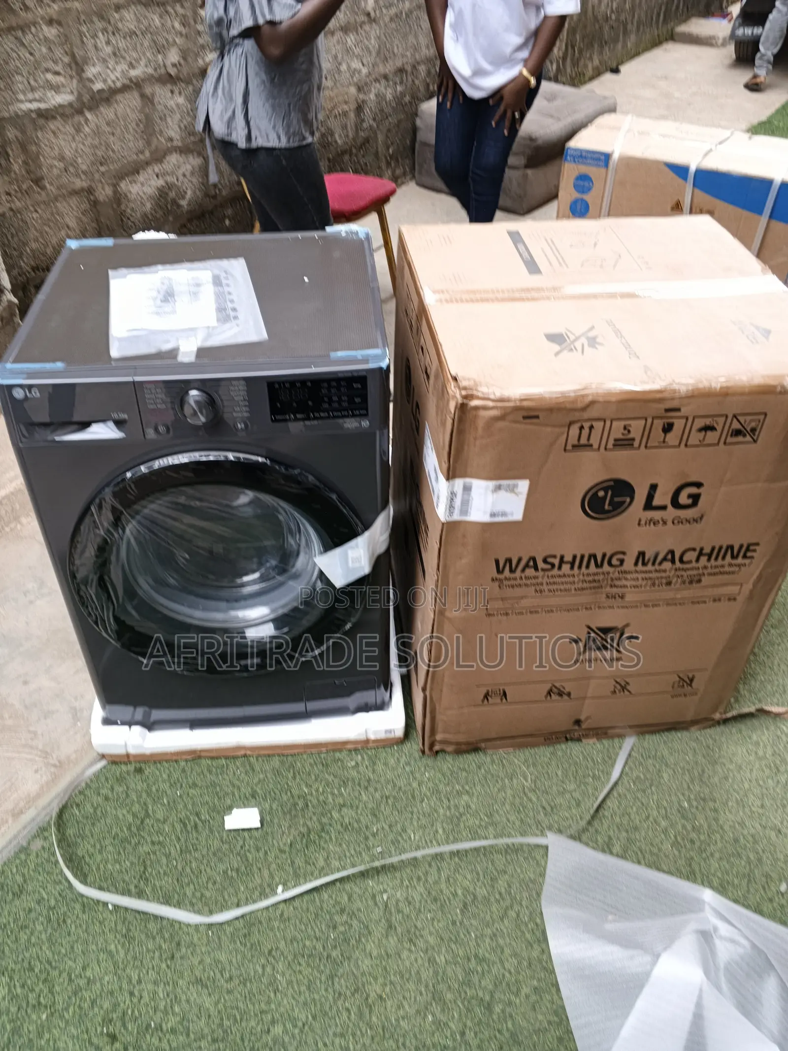 Lg 10.5kg Front Load Automatic Wash Spin Washing Machine