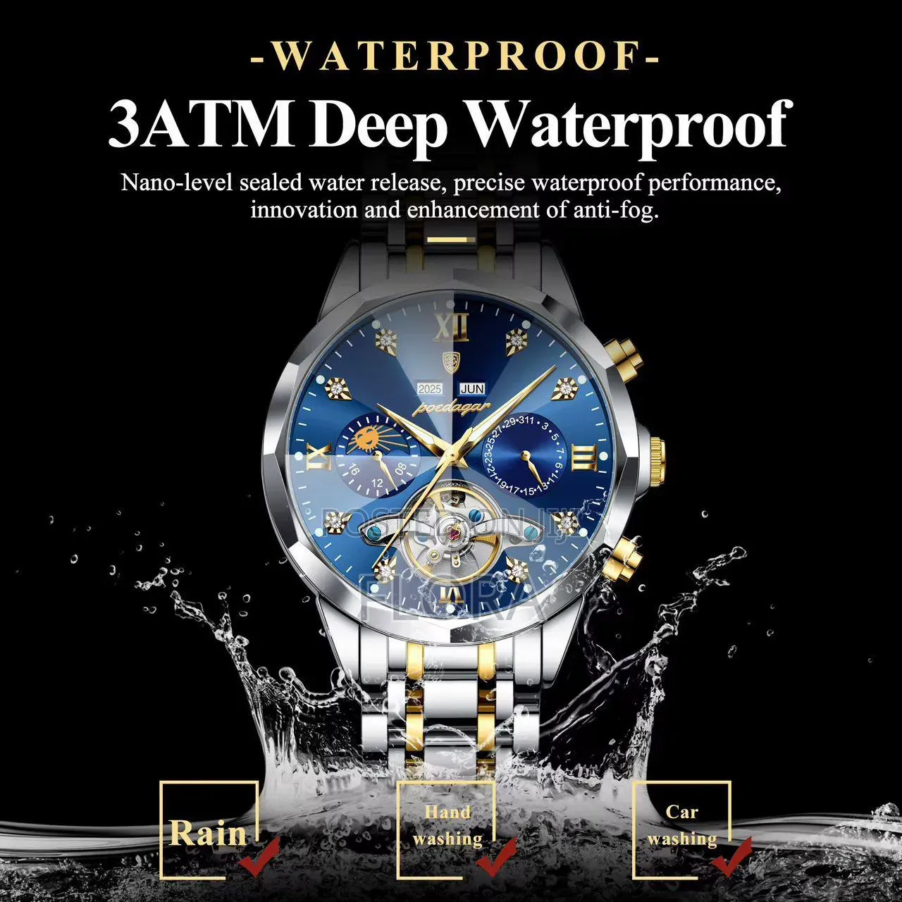 Automatic Poedagar Chain Watches