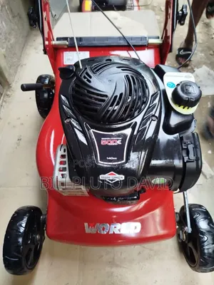 World Brand Lawn Mower Equipped With a Briggs Stratton 500e Series