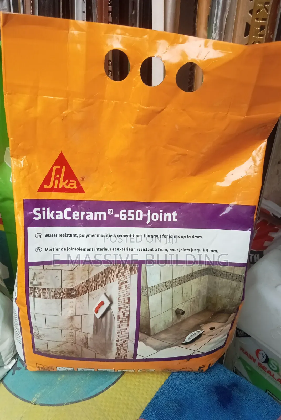 Sikaceram-650 Joint, a Cement-Based Tile Grout