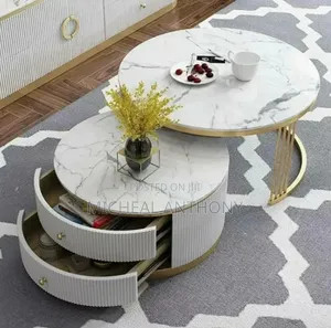 One Plus One One Marble With Two Drawer