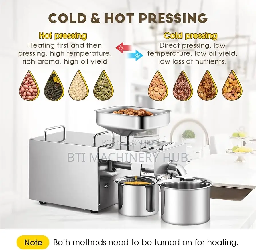 Cold and Hot Press Oil Extractor