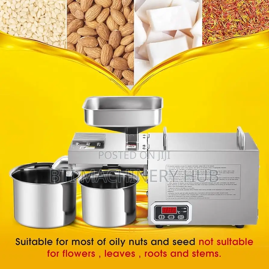 Cold and Hot Press Oil Extractor