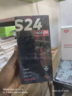 New Itel S24 256 GB Black