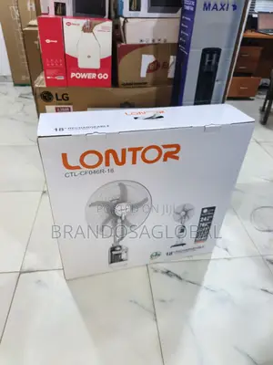 Lontor 18" Rechargeable Fan [Ctl-Cf04r-18]Powerful Standing Fan