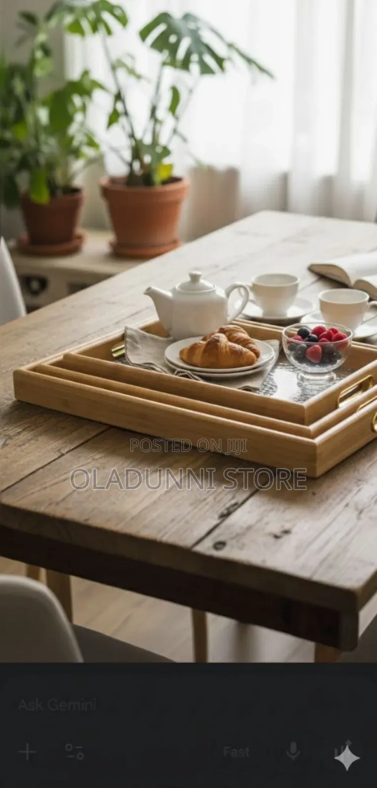 3in1 Bamboo Tray