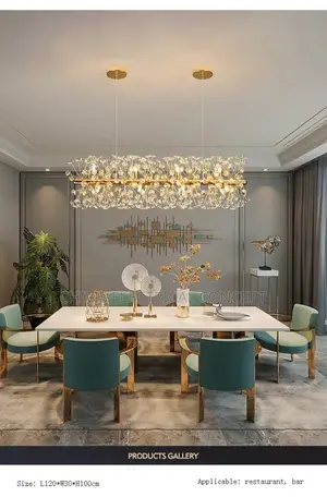 Modern Crystal Chandelier Chandelier Light Emitting Diode by 900mm