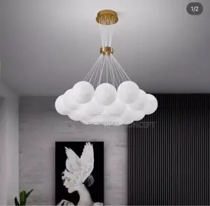 Modern Crystal Chandelier Chandelier Light Emitting by 19 Balls