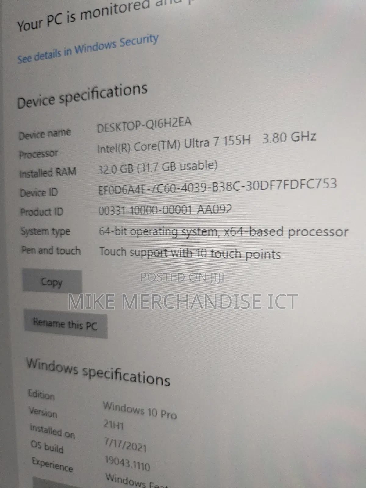 Laptop LG Gram 15.6 36GB Intel Core 7 SSD 1T