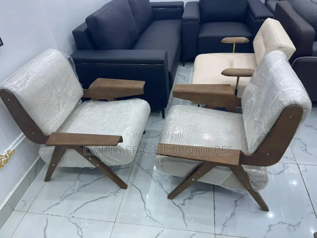Executive Two Accent Fabric Chairs