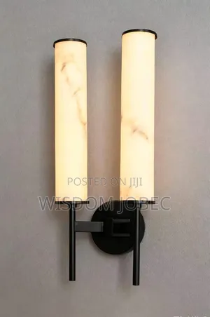 Modern Eterna Black Pillar Wall Light