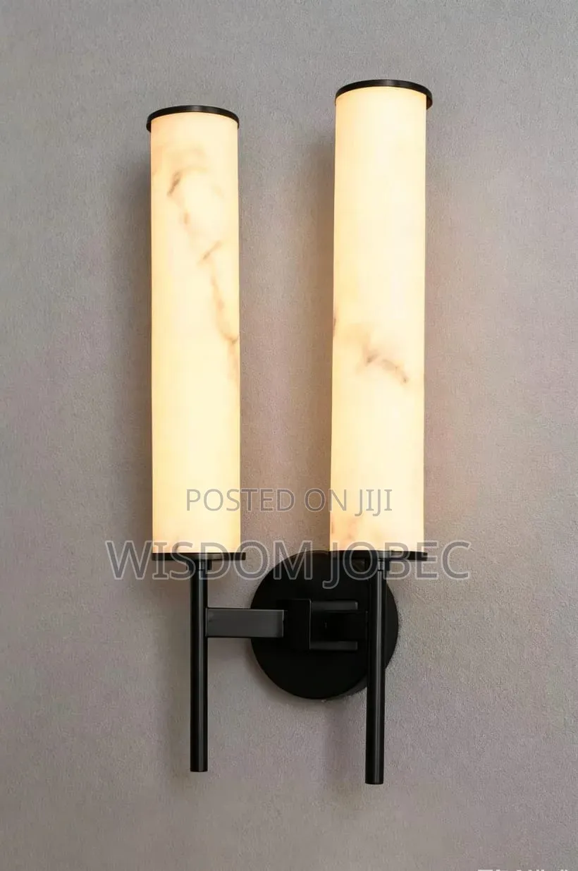 Modern Eterna Black Pillar Wall Light