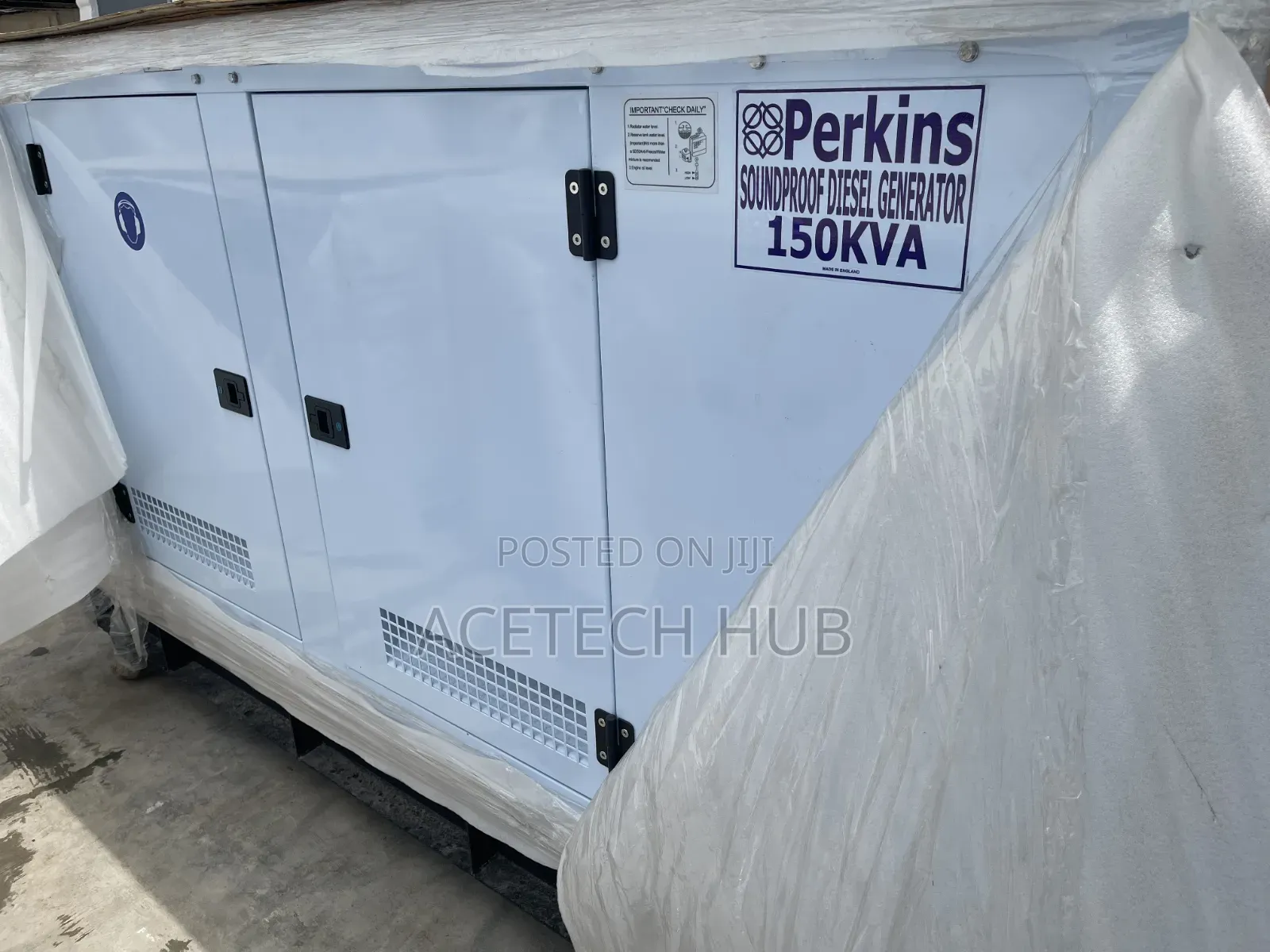 Perkins 150kva Soundproof Genset – Excellent Condition