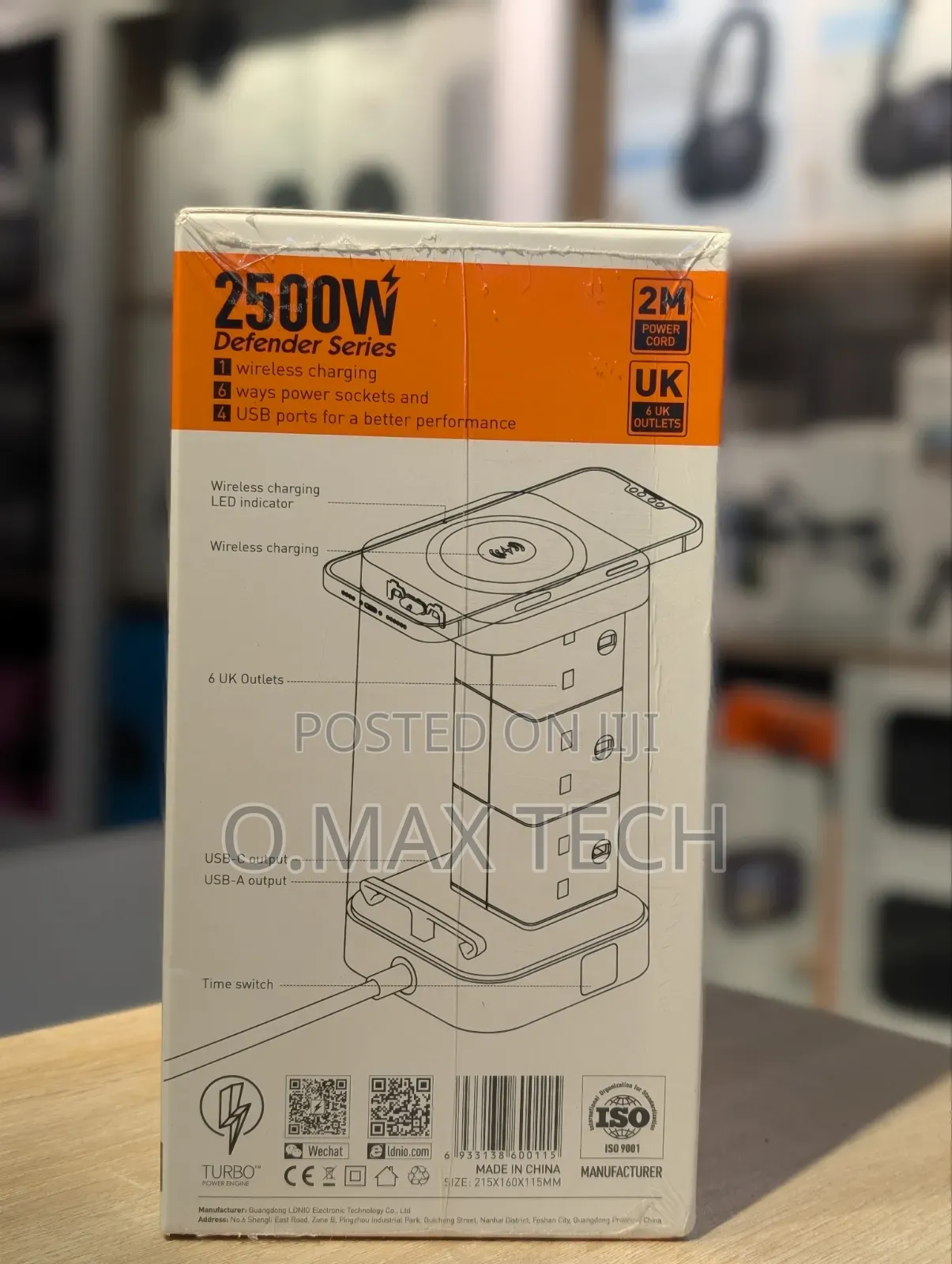 Ldnio Tower Extension Sockets 6 Ac Tower Extension Power Socket
