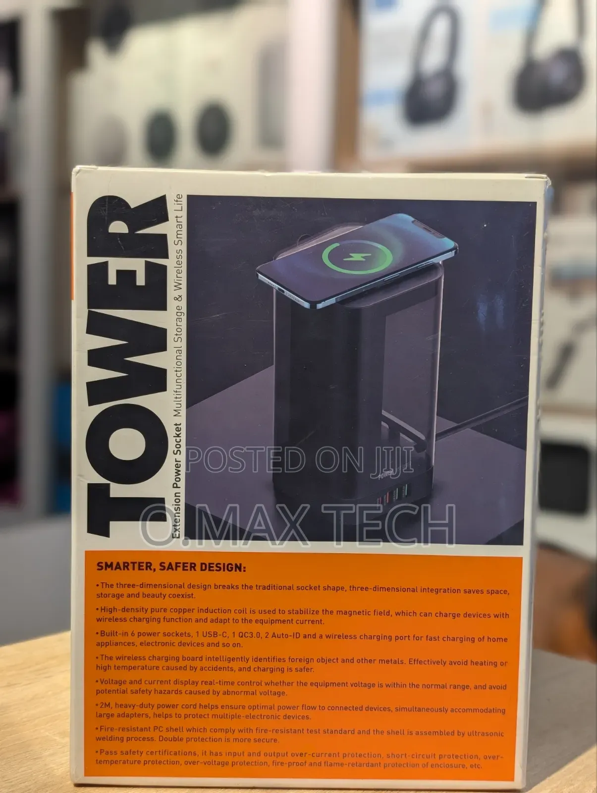 Ldnio Tower Extension Sockets 6 Ac Tower Extension Power Socket