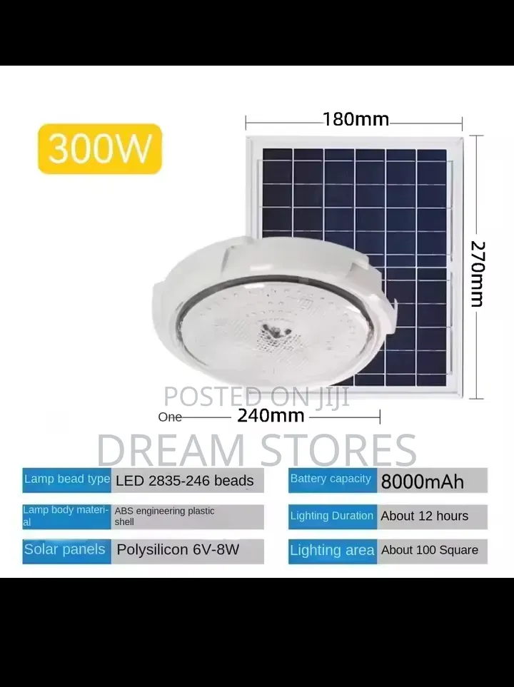 Indoor Solar Ceiling Light
