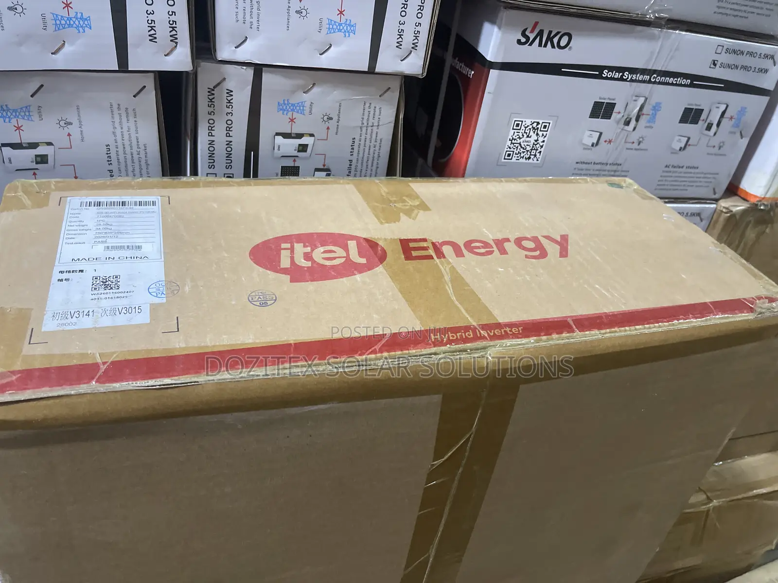 12kva/48v Itel Solar Inverter