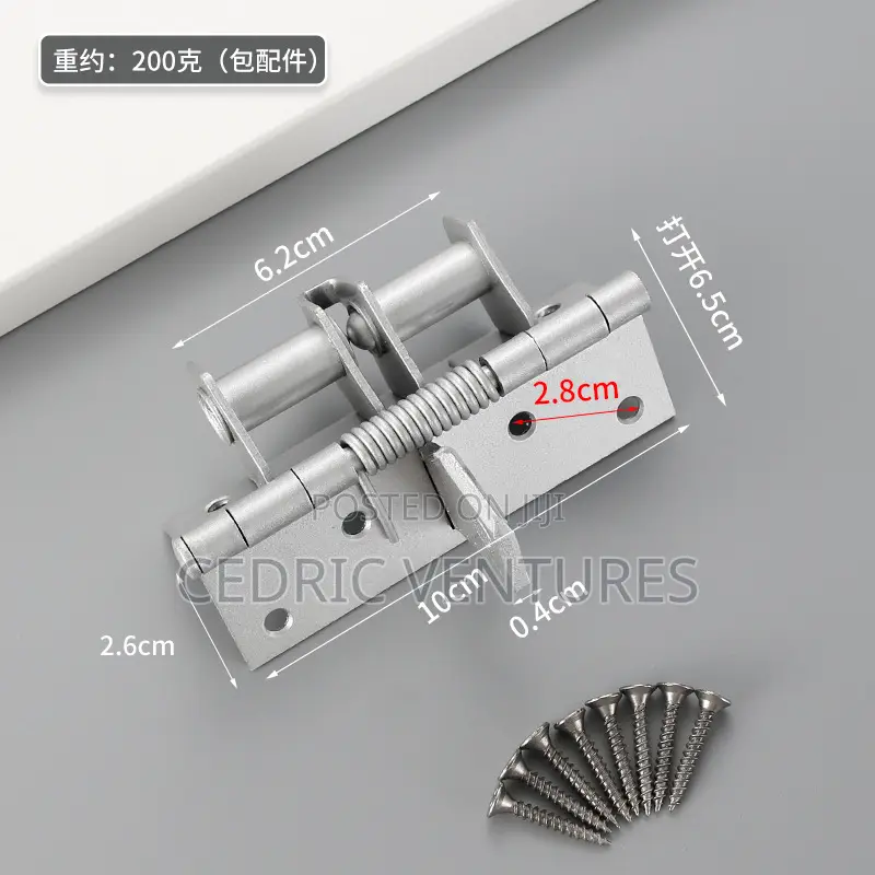2pcs Self-Closing Door 4" Hinge Spring Positioning Hinge Door Closer