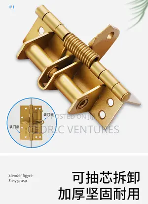 2pcs Self-Closing Door 4" Hinge Spring Positioning Hinge Door Closer
