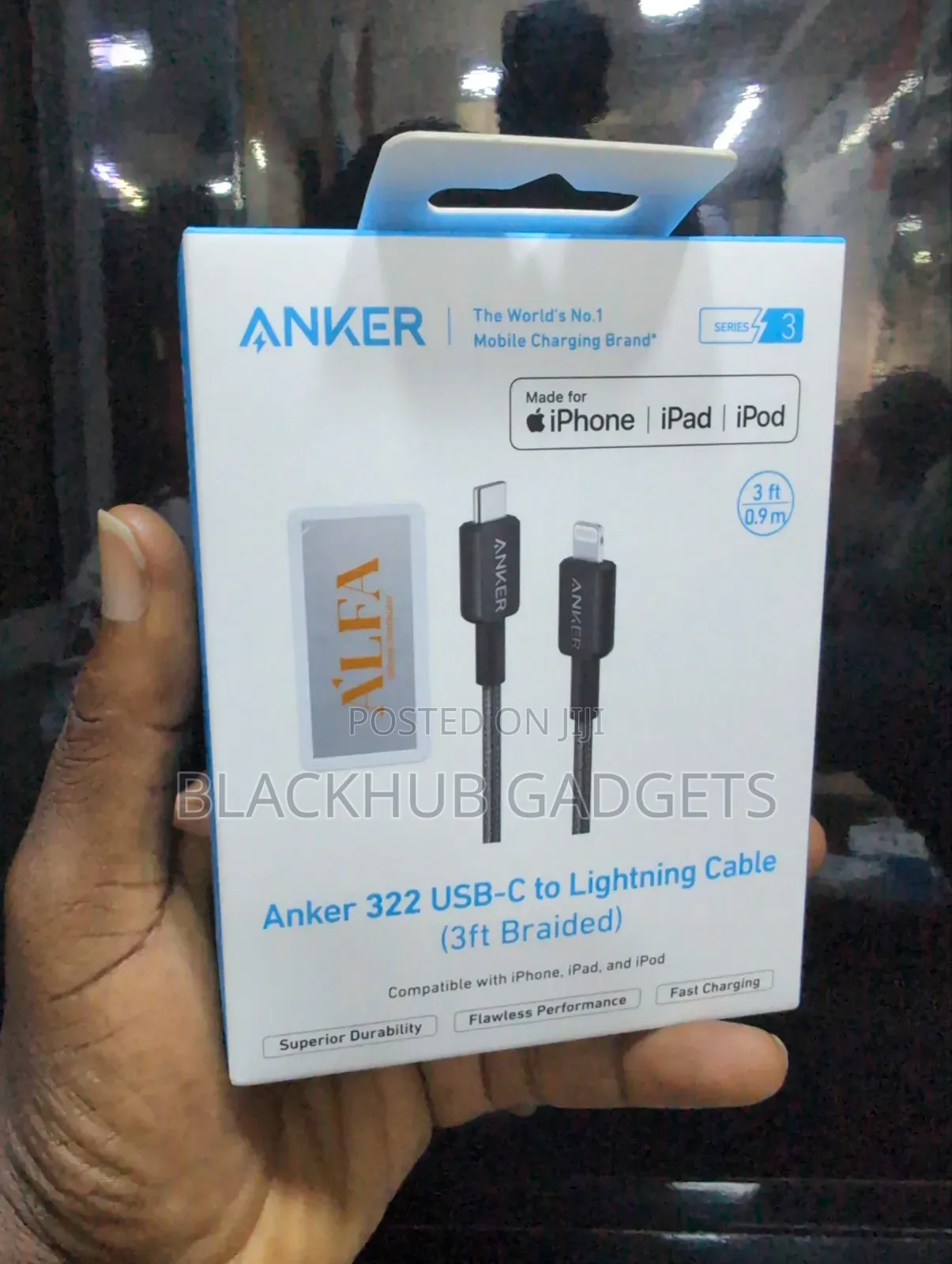 Anker C to Lightening Cable