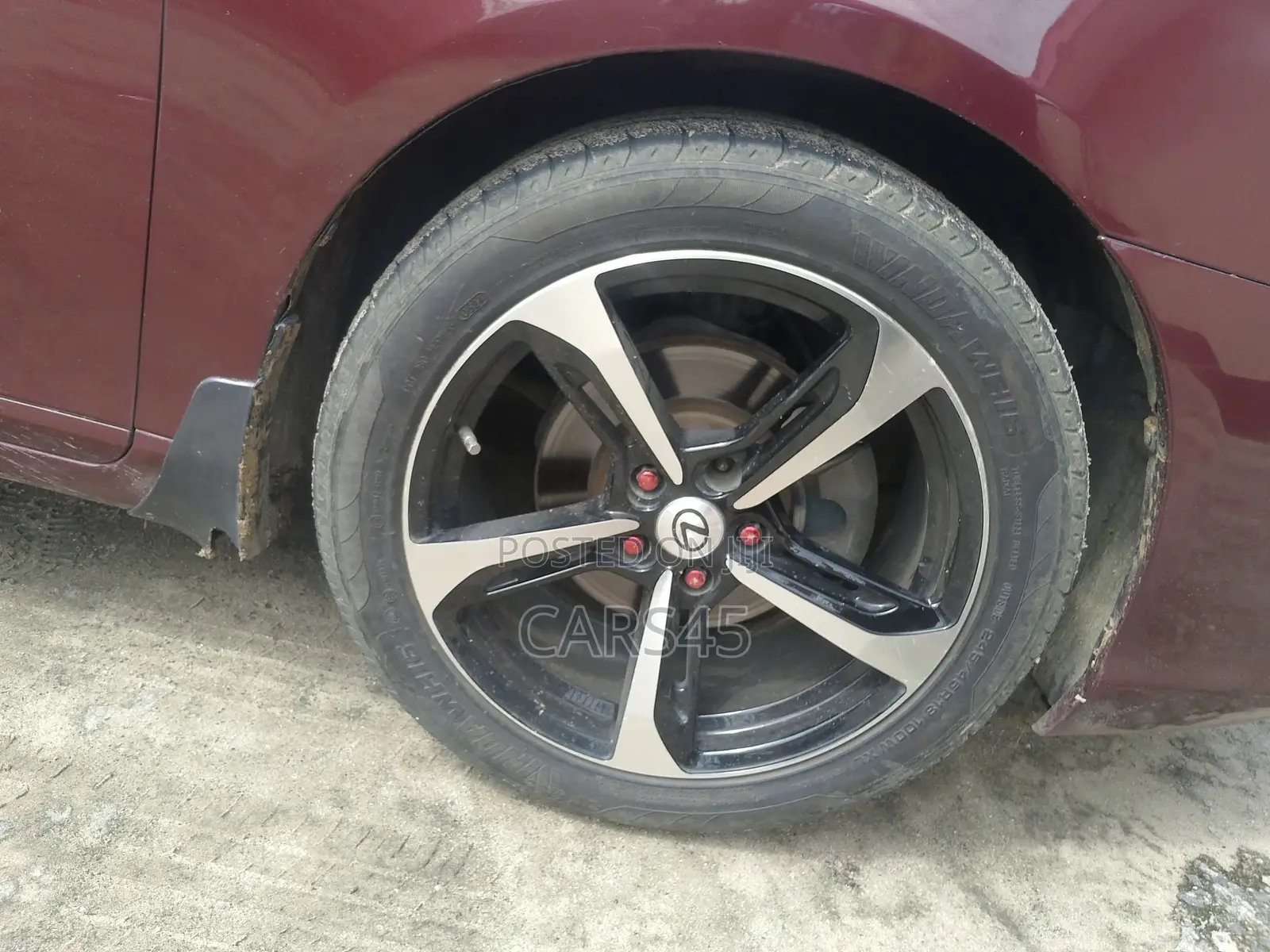 Lexus ES 2007 Red
