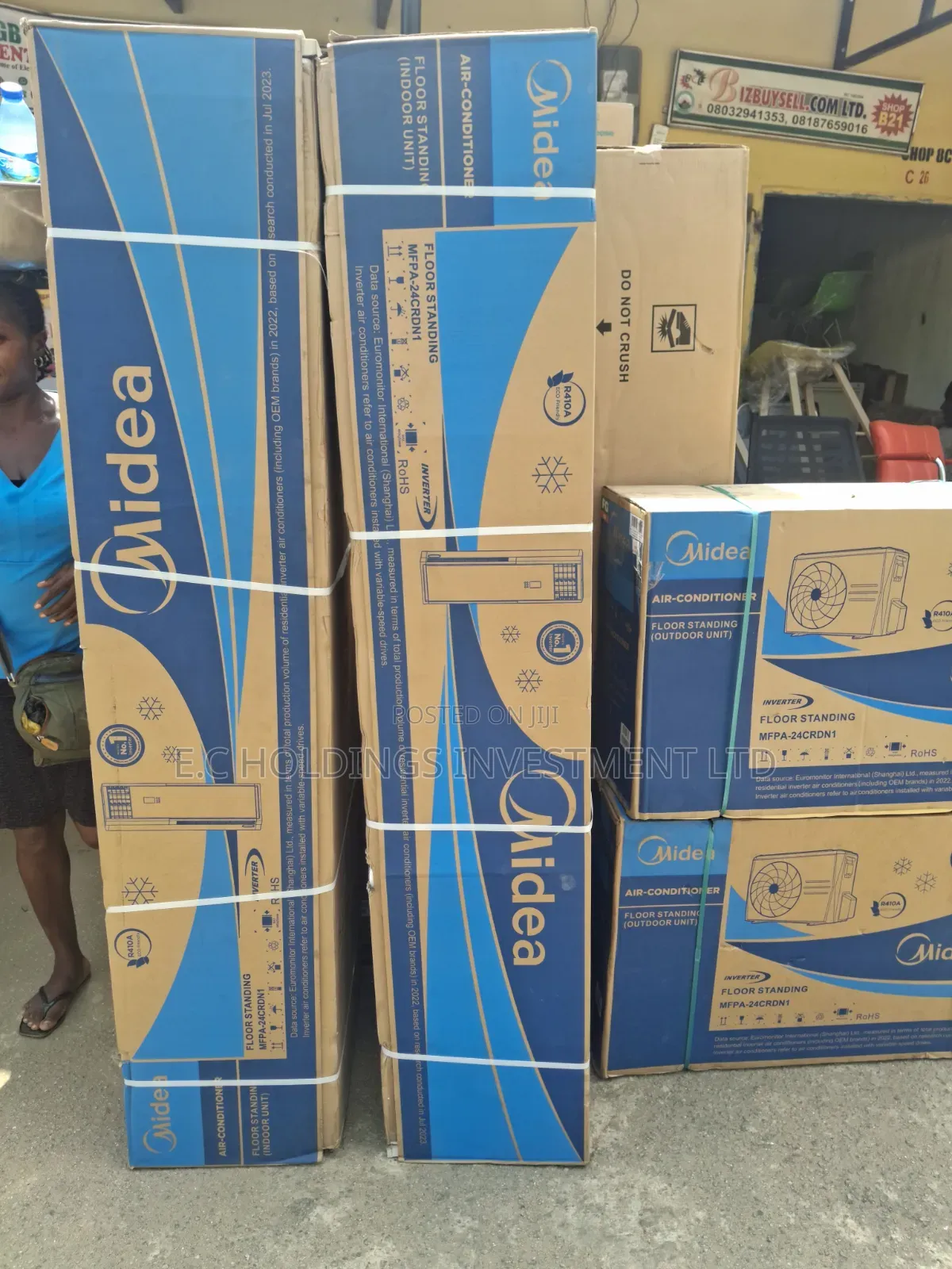 Midea 3tons Inverter Standing Ac