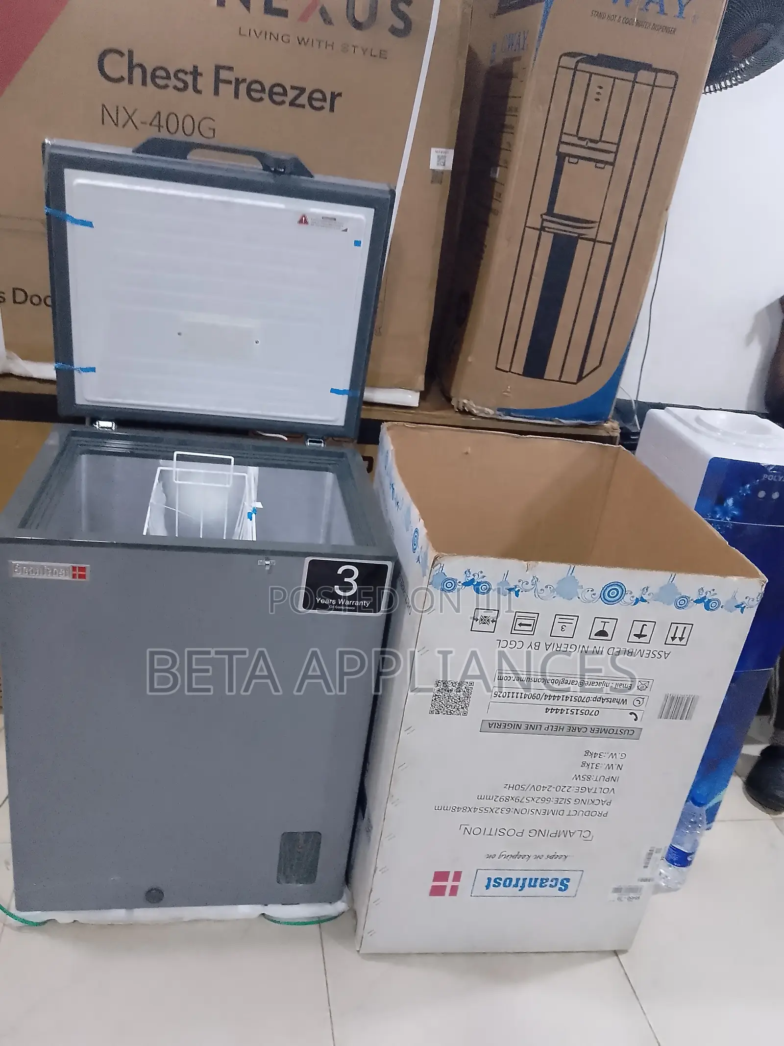 Scanfrost 150 Litres Freezer With Durable Compressor