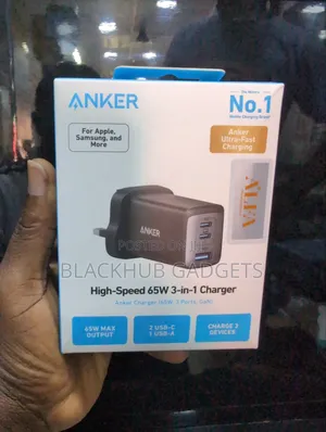 Anker High Speed 65w 3 in 1 Charger