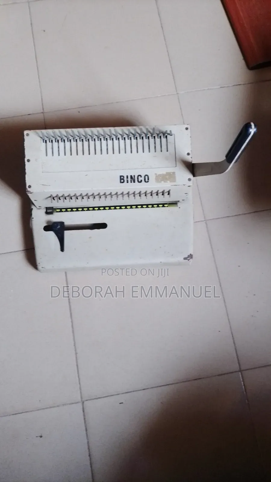 Binco Binding Machine Office