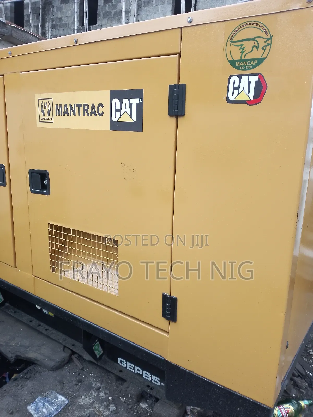 65kva Mantrac Cat Generator