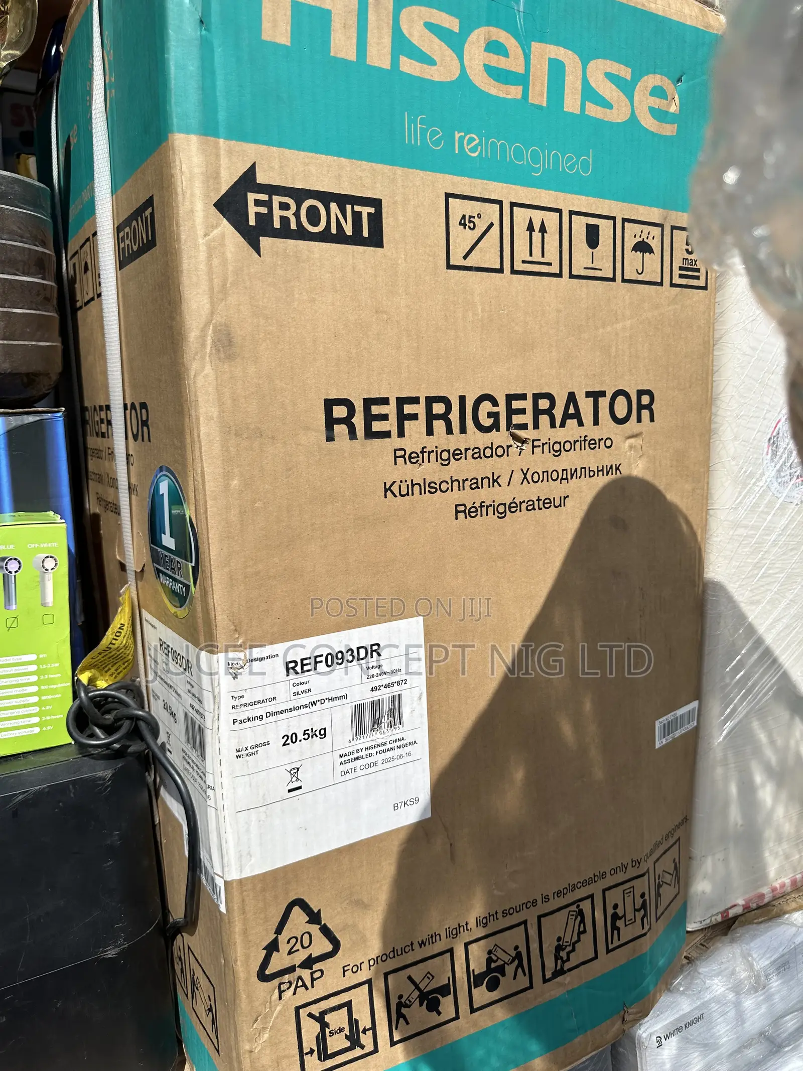 95liters Hisense Fridge