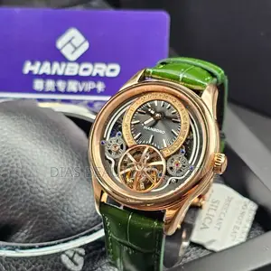 High Quality Automatic Hanboro Leather Watch