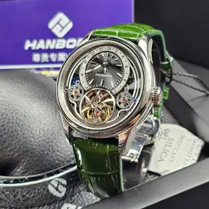 High Quality Automatic Hanboro Leather Watch