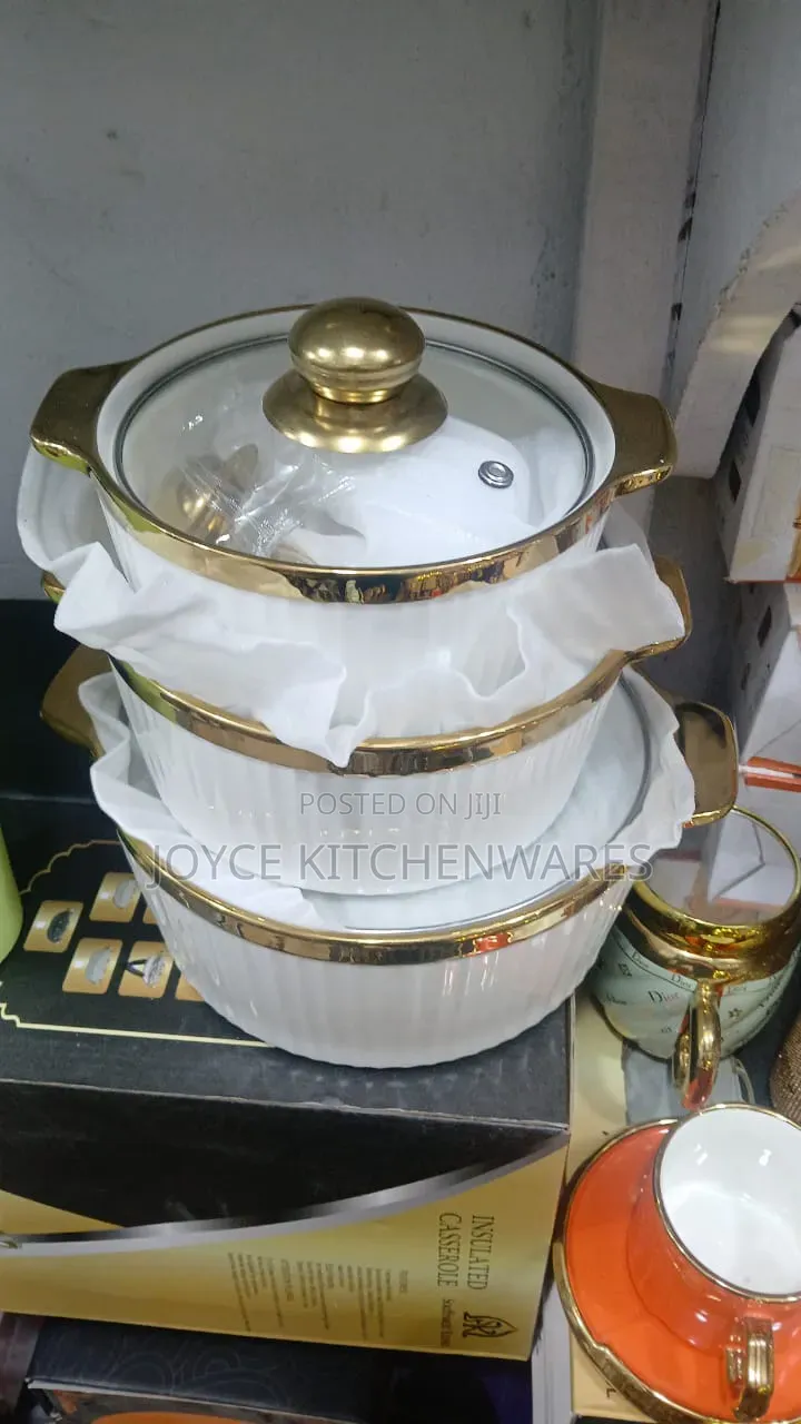 3set Quality Casserole Serving Dish