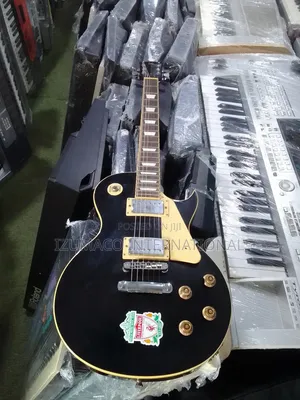 Uk Used Craftsman Cs Les Paul Electric Guitar – Black Finish