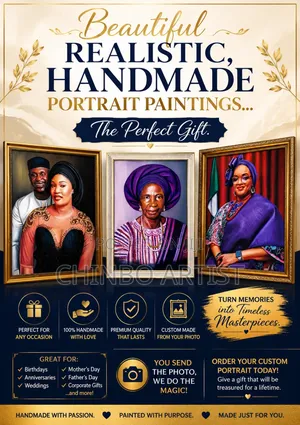 Beautiful Realistic Handmade Portrait Paintings the Perfect Gift