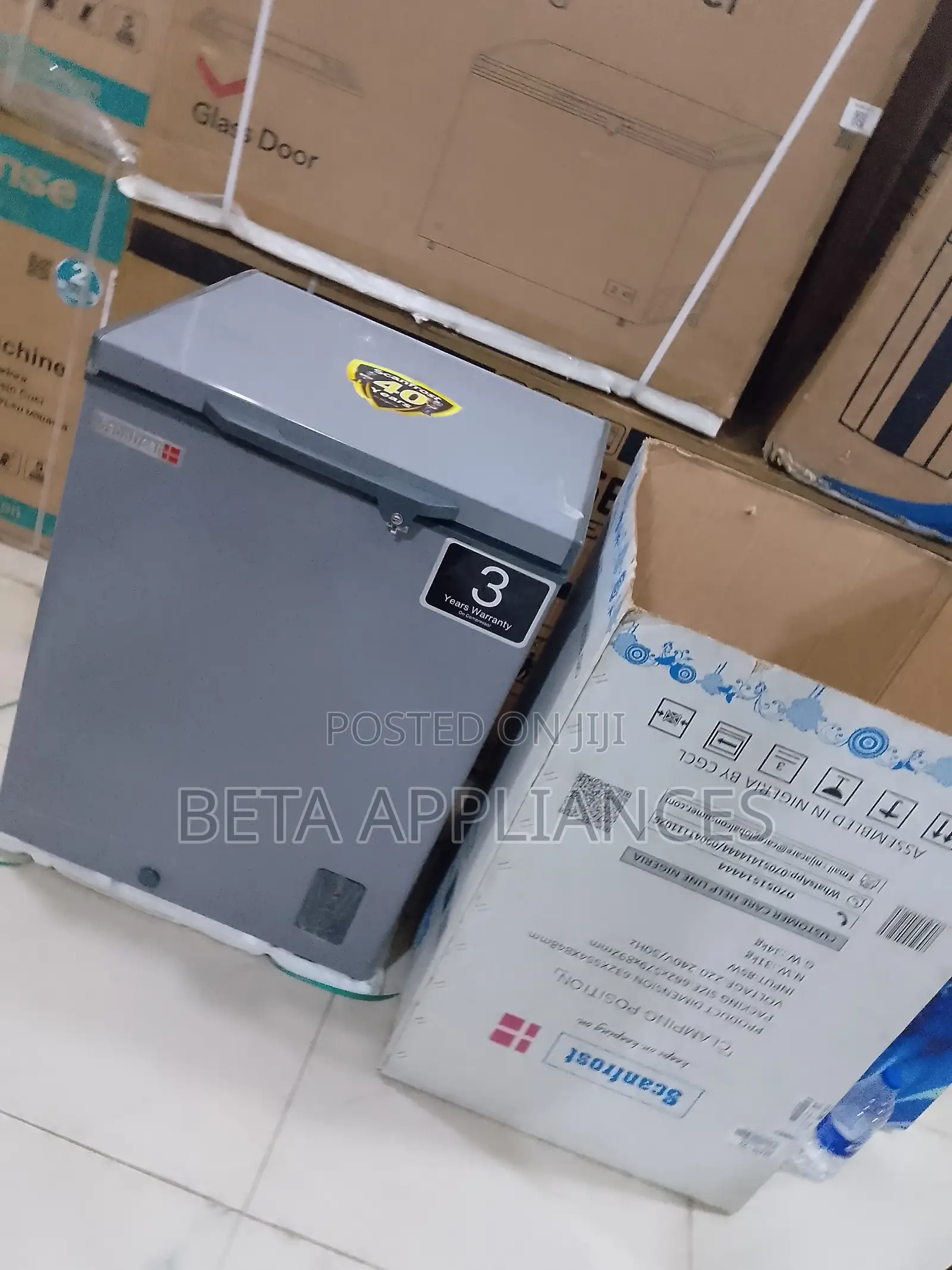 Powerful Scanfrost 150 Litres Deep Freezer