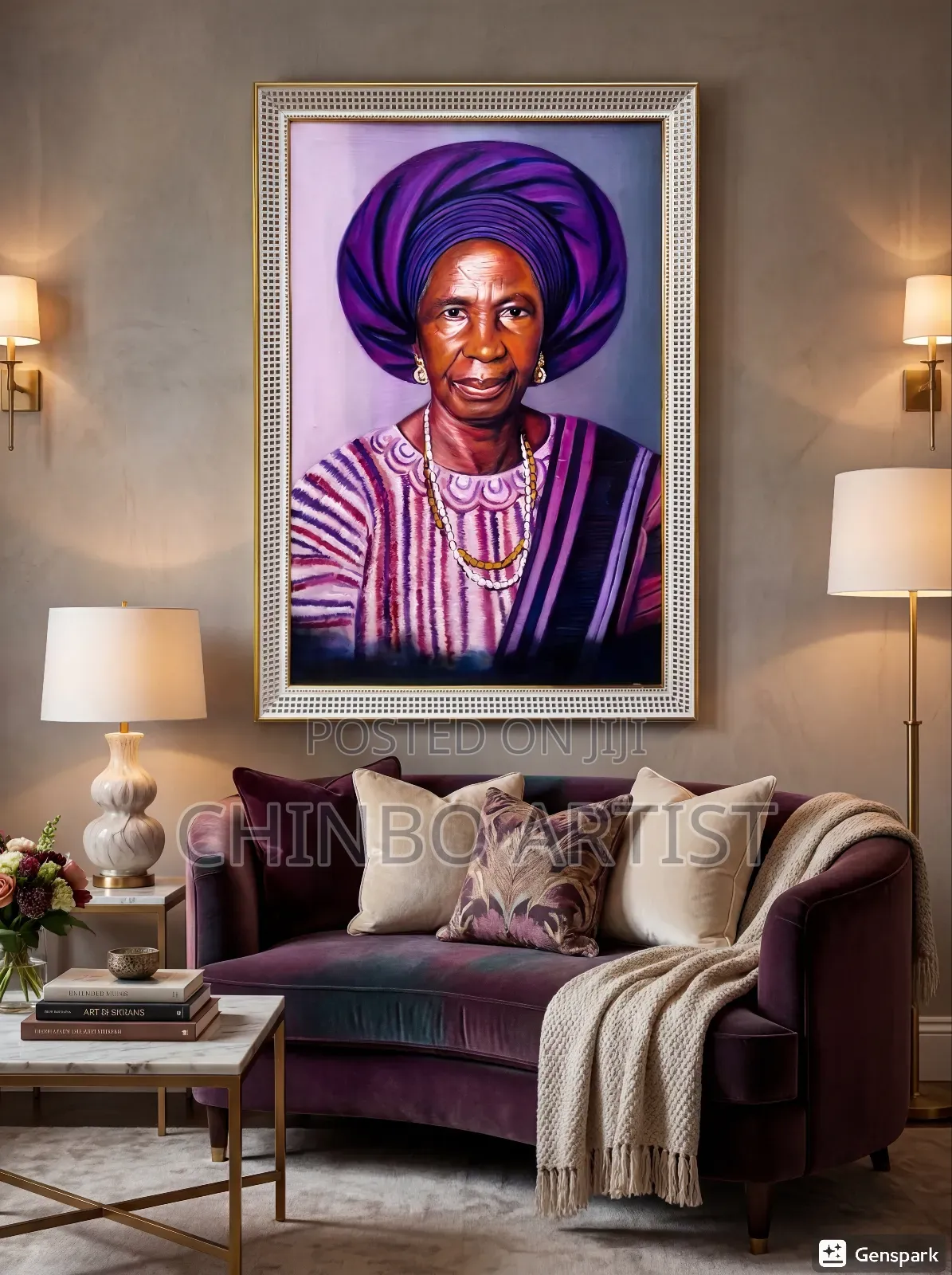 Beautiful Realistic Handmade Portrait Paintings the Perfect Gift
