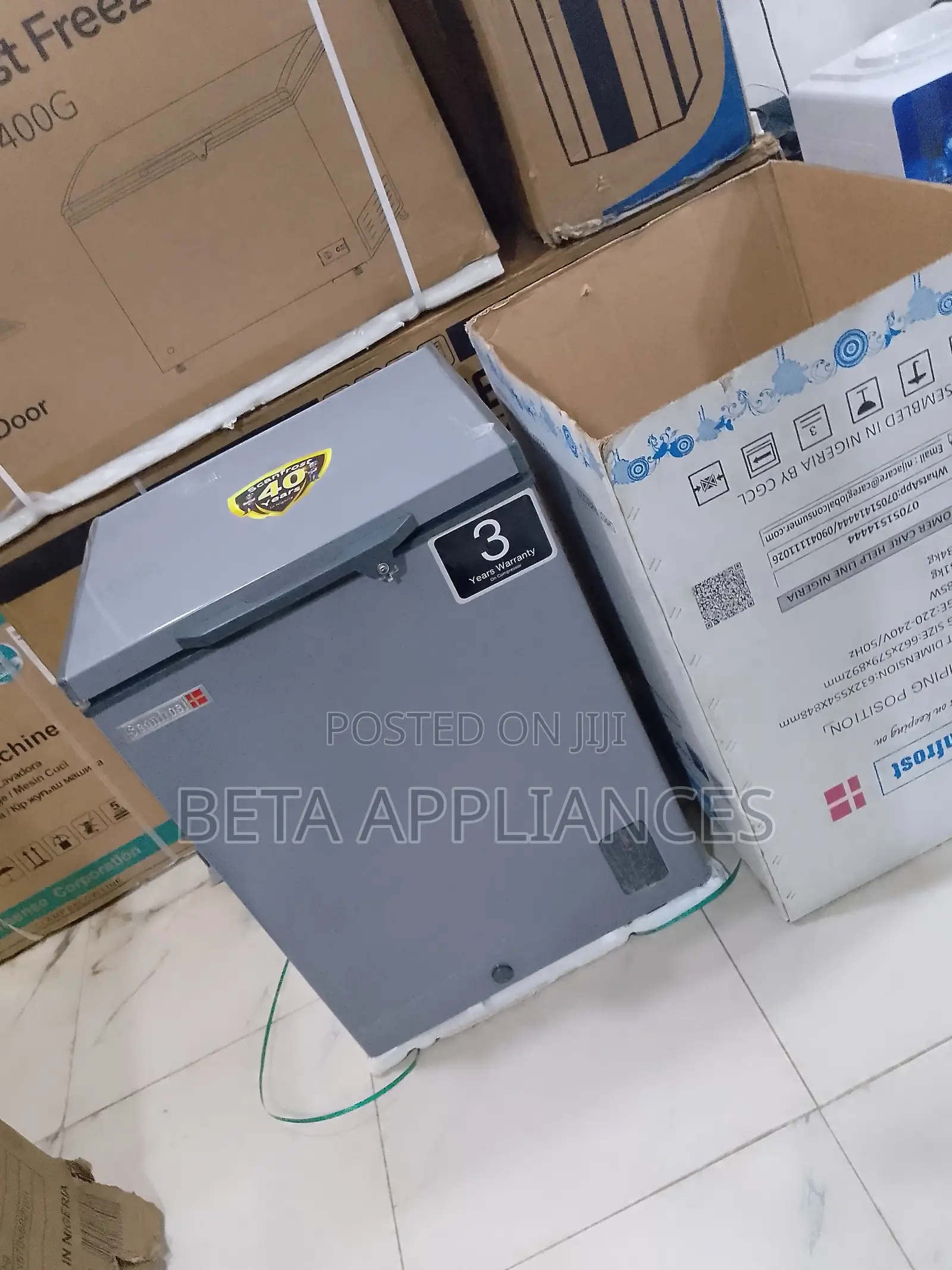 Scanfrost 150l Chest Freezer With Modern Design