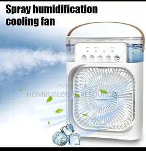 High Quality Mist Fan WTH Colour Changing Led Light
