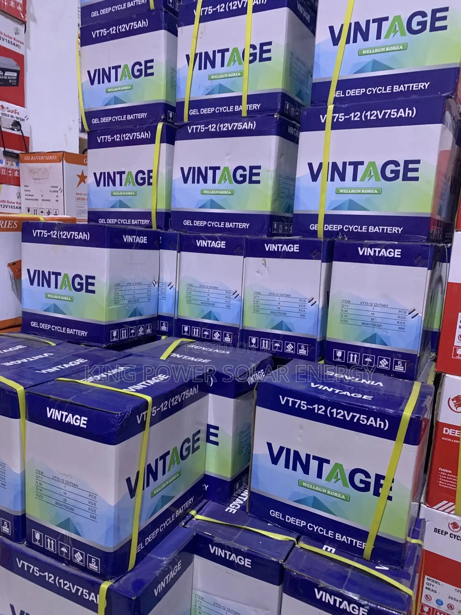 Vintage 75ah/12v Deep Cycle Batteries