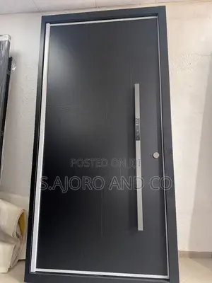 4ft×8ft Entrance Security Door +Smart Lock/ Extra Height Single Leaf