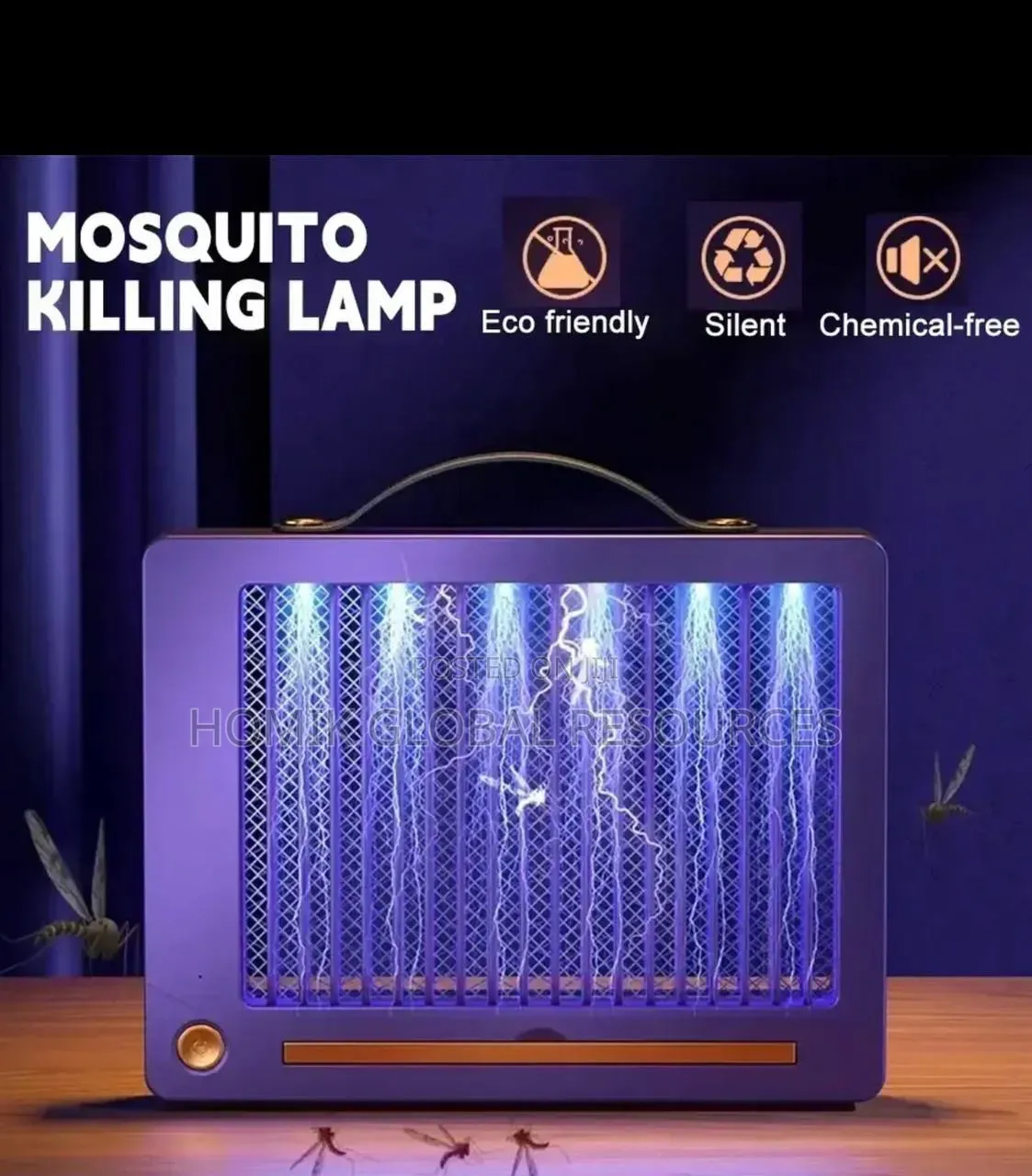 Tabletop/Wall Mounted Strong Electric Shock Mosquito Killing Lamp