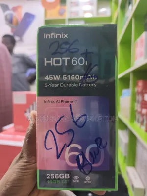 New Infinix Hot 60i 256 GB Blue
